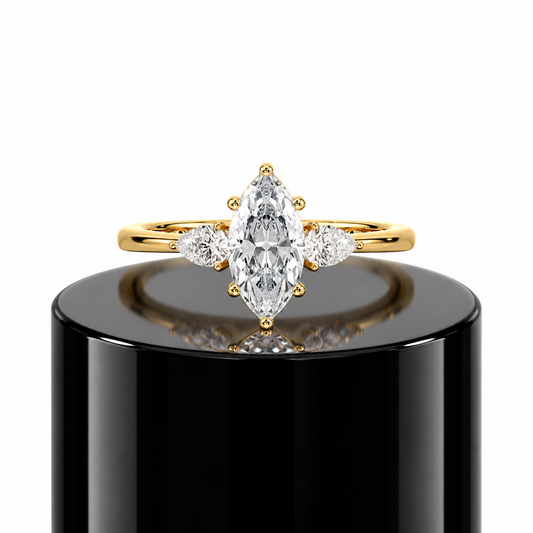 Marquise Trilogy Diamond Ring