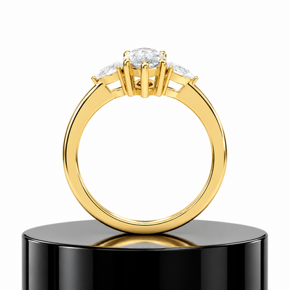 Marquise Trilogy Diamond Ring