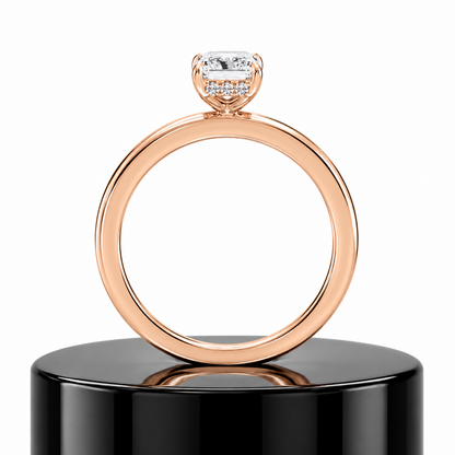 Radiant Hidden Halo Ring
