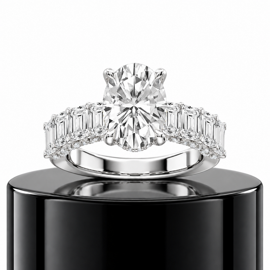 Oval Luxury Diamond Ring