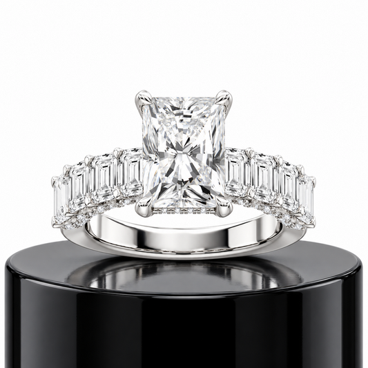 Radiant Luxury Diamond Ring