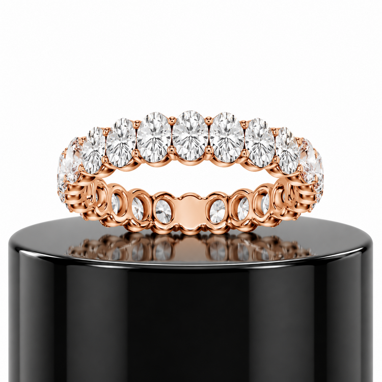 Oval Eternity Band