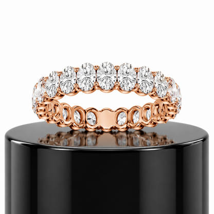Oval Eternity Band