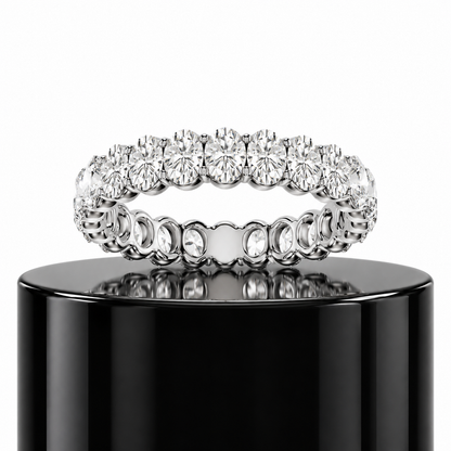 Oval Eternity Band