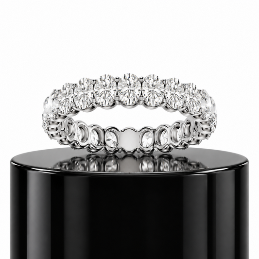 Oval Eternity Band