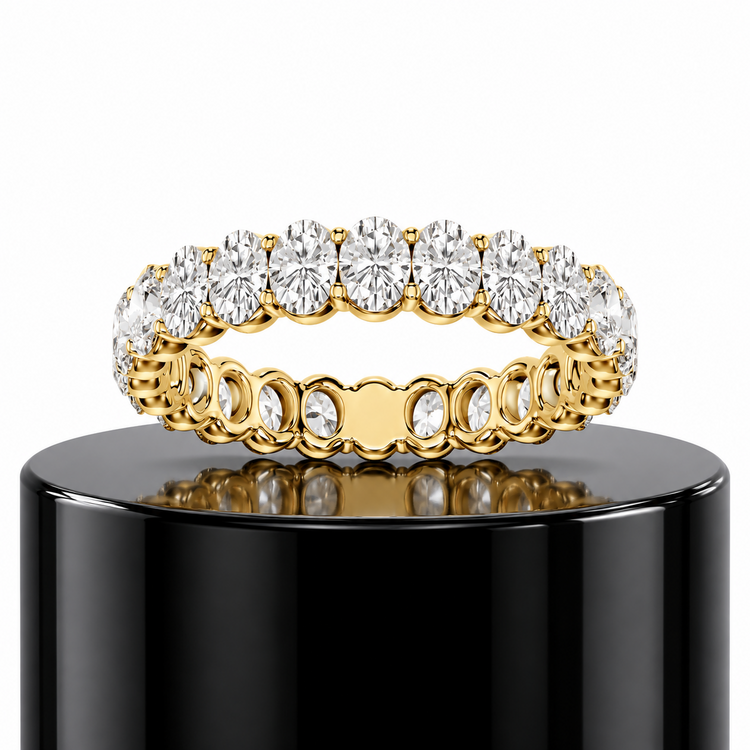 Oval Eternity Band