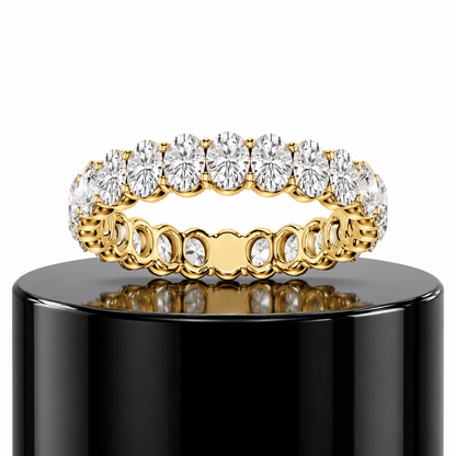 Oval Eternity Band