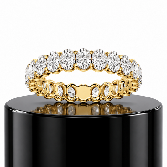 Oval Eternity Band