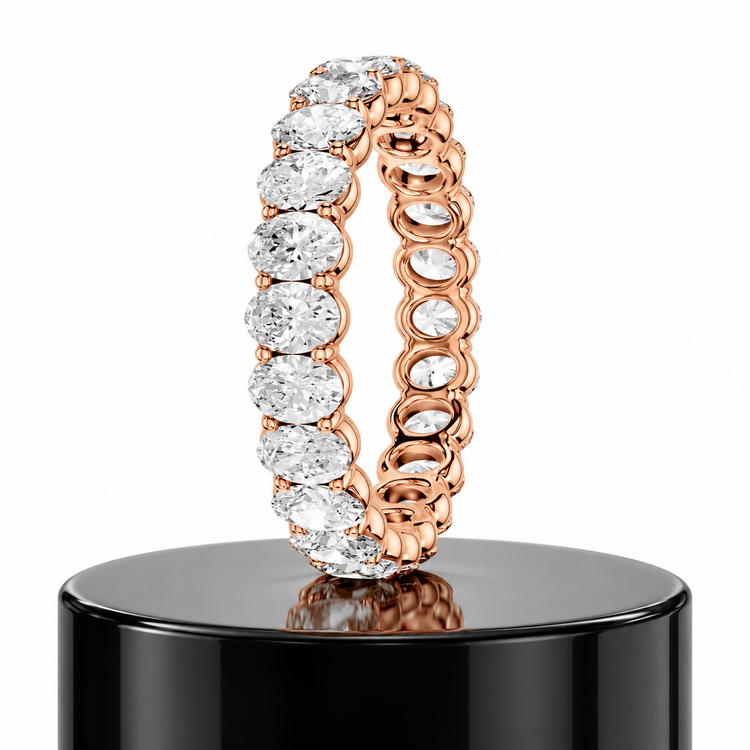 Oval Eternity Band