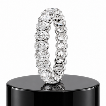 Oval Eternity Band
