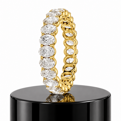 Oval Eternity Band