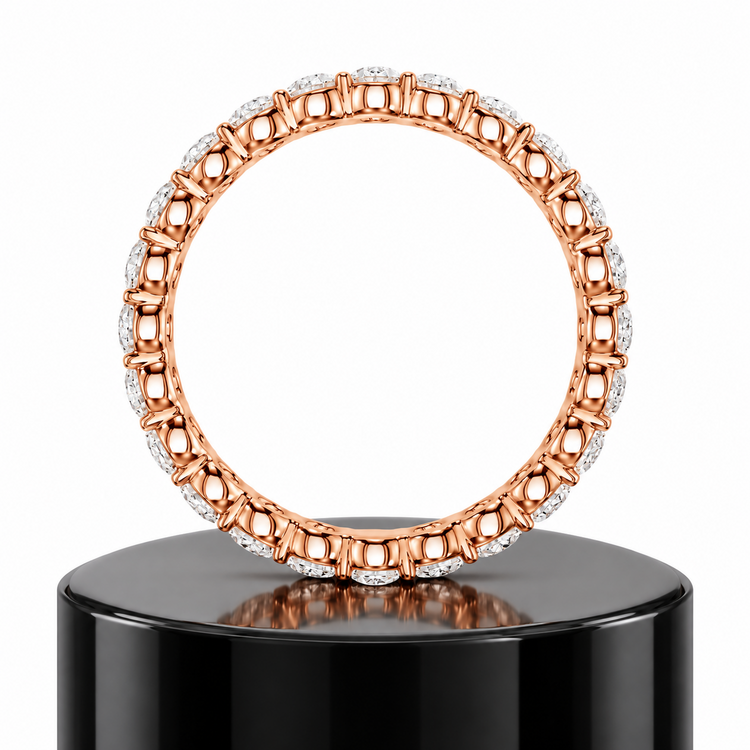 Oval Eternity Band
