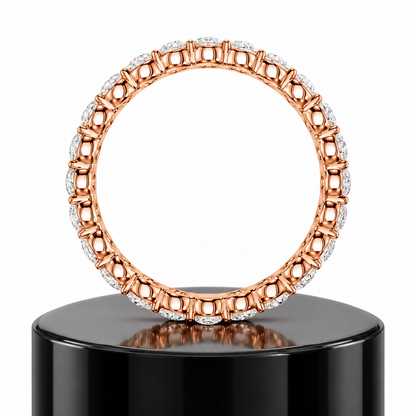 Oval Eternity Band