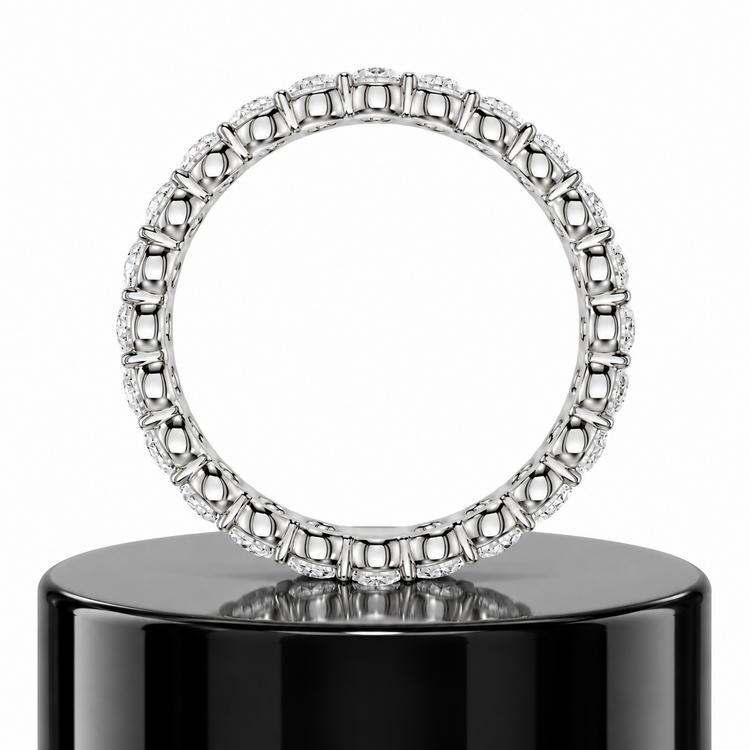 Oval Eternity Band