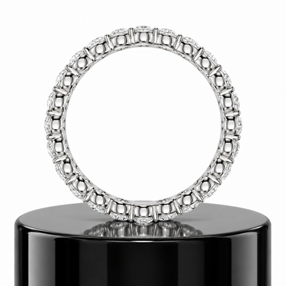 Oval Eternity Band