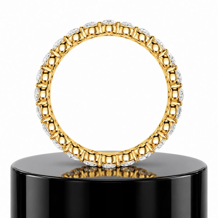 Oval Eternity Band
