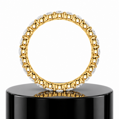 Oval Eternity Band