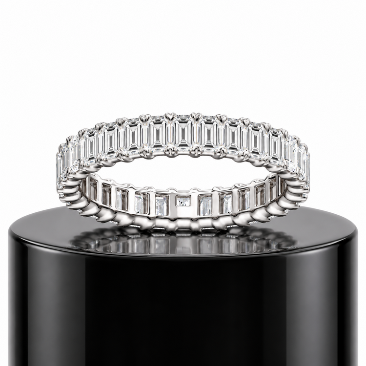Emerald Eternity Ring 2 Carat