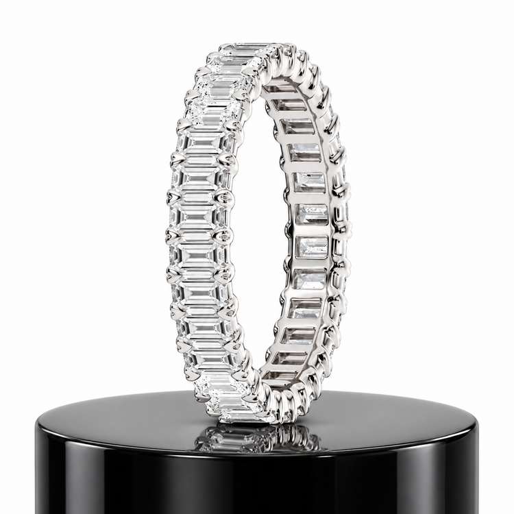 Emerald Eternity Ring 2 Carat