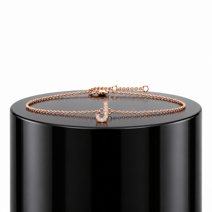 Diamond Initial Bracelet