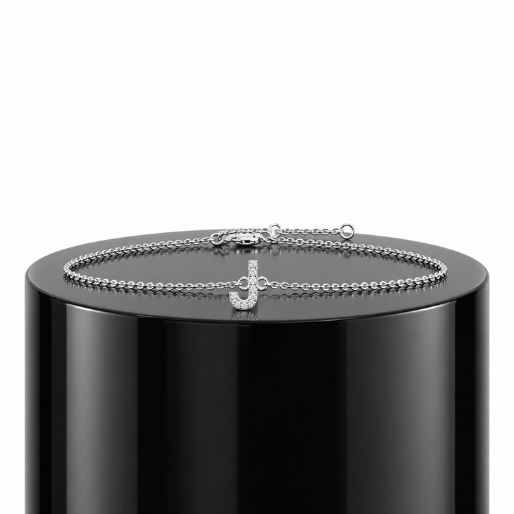 Diamond Initial Bracelet