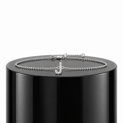 Diamond Initial Bracelet