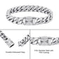 Miami Cuban Link Bracelet Stainless Steel 12mm 6-Sided