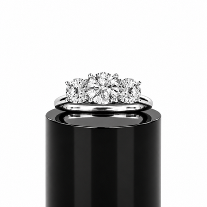 Round Classic Trilogy Ring