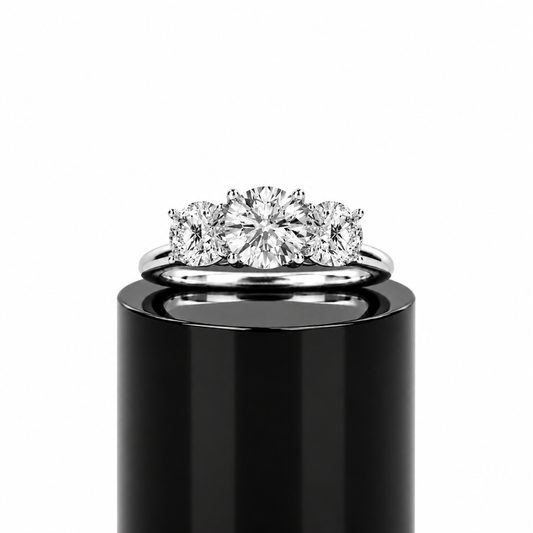 Round Classic Trilogy Ring