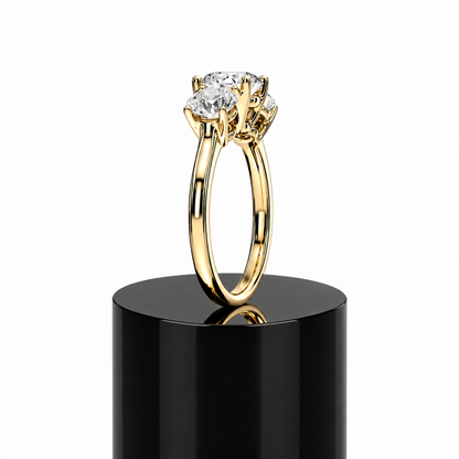 Round Classic Trilogy Ring