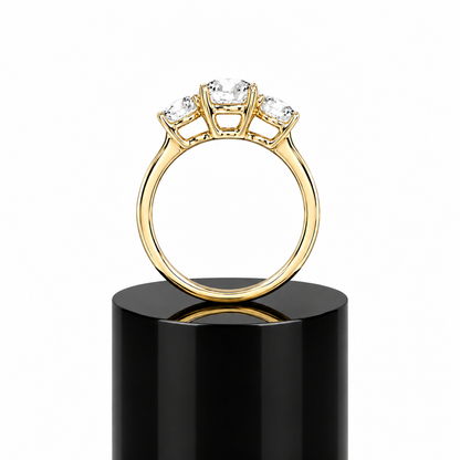 Round Classic Trilogy Ring