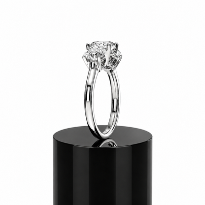 Round Classic Trilogy Ring