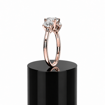 Round Classic Trilogy Ring