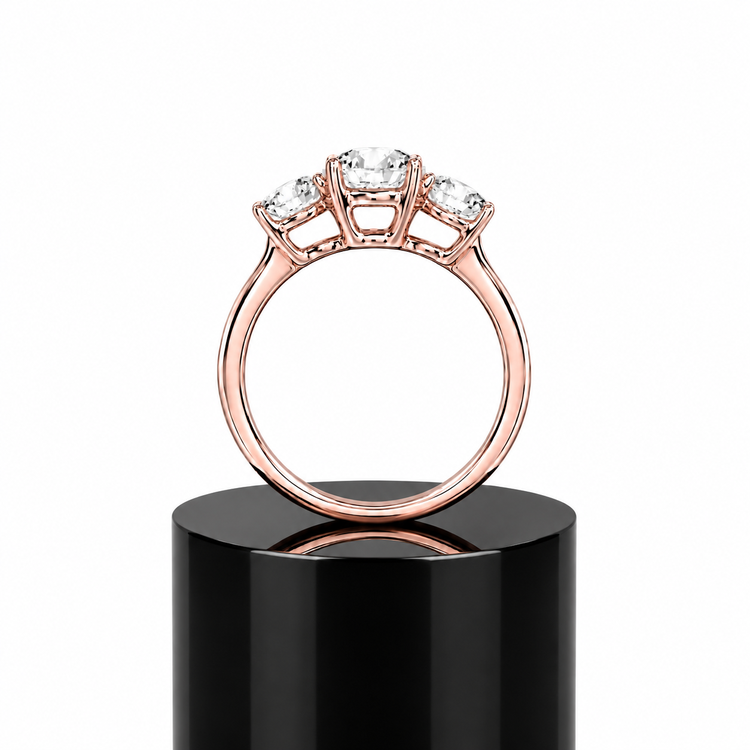Round Classic Trilogy Ring