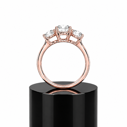 Round Classic Trilogy Ring