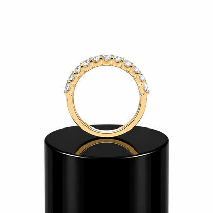 Round Half Eternity Band