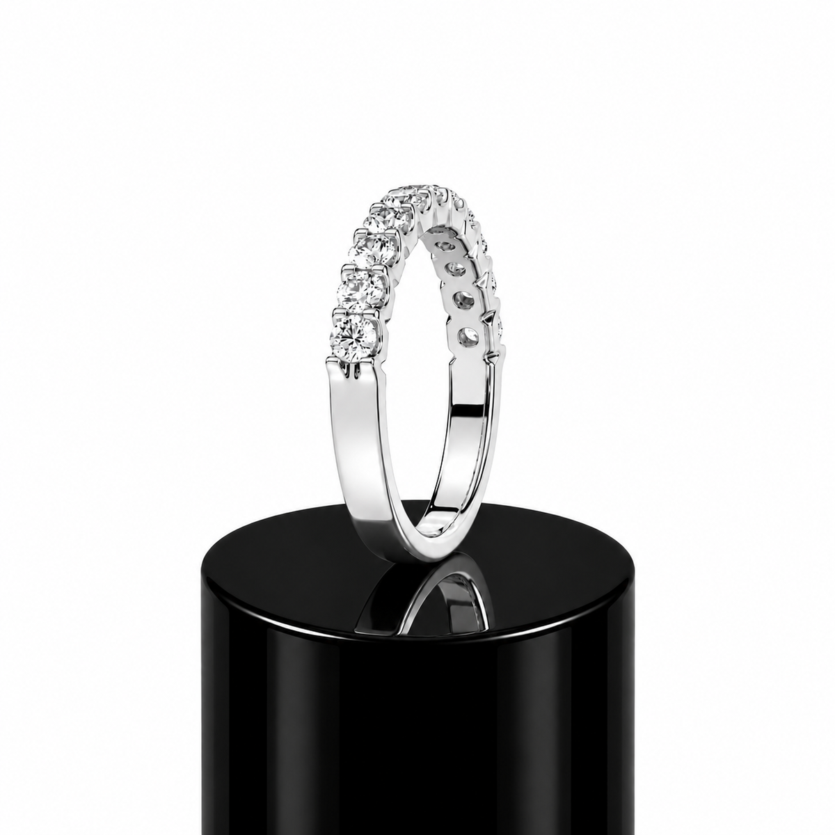 Round Half Eternity Band
