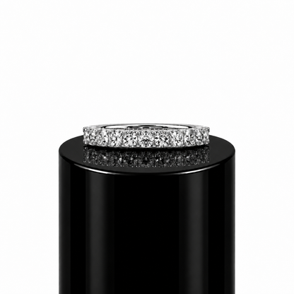 Round Half Eternity Band