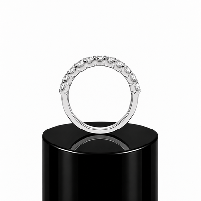 Round Half Eternity Band