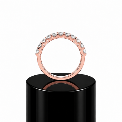 Round Half Eternity Band