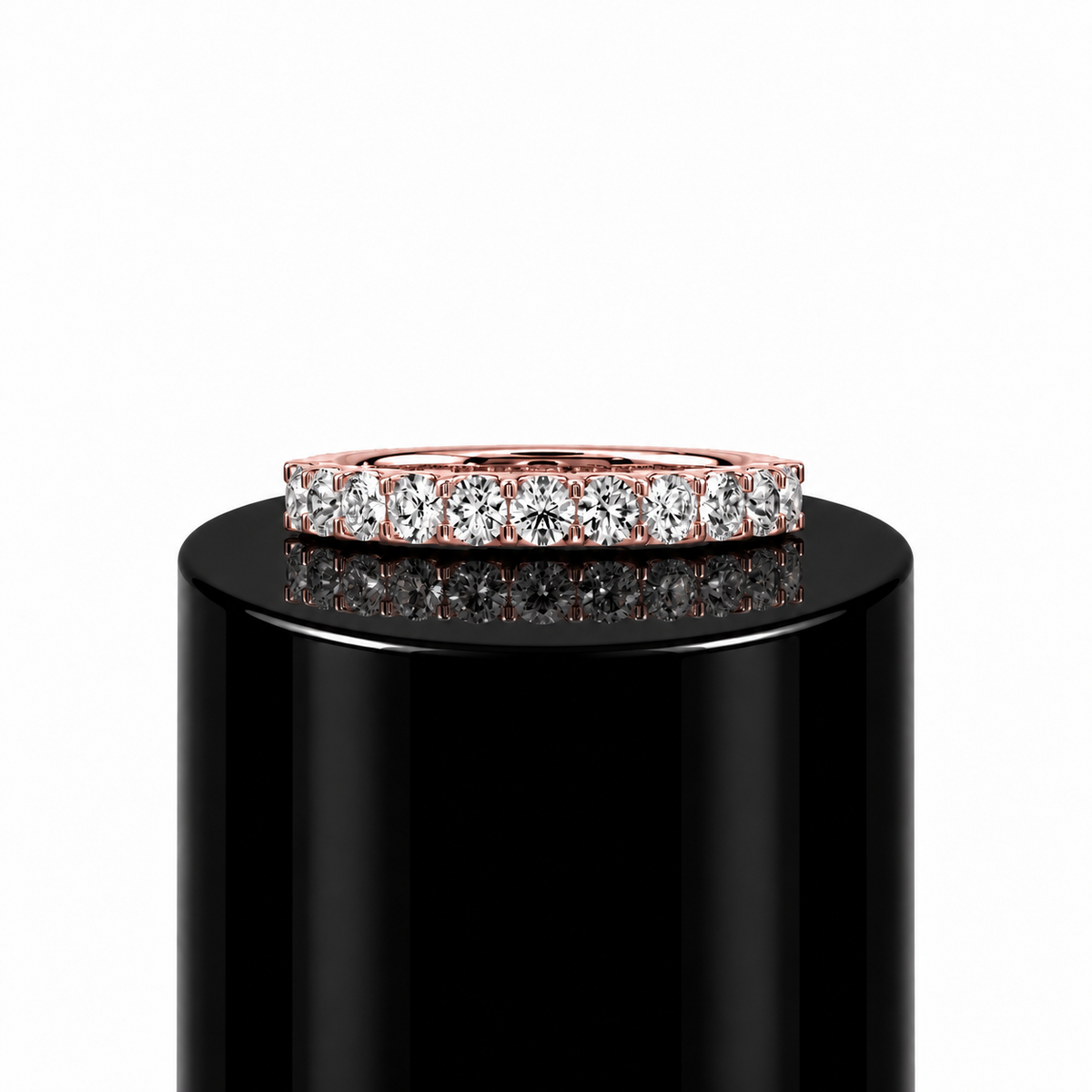 Round Half Eternity Band