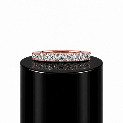 Round Half Eternity Band