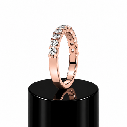 Round Half Eternity Band