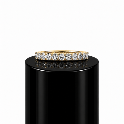Round Half Eternity Band