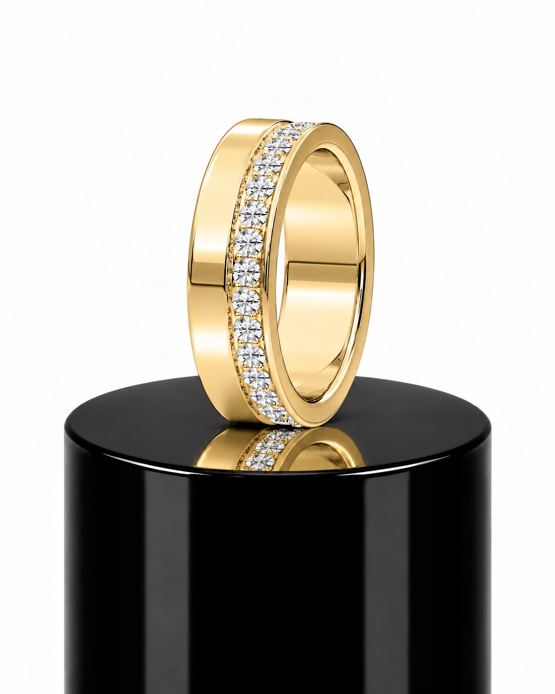Men's Pave Diamond Eternity Band