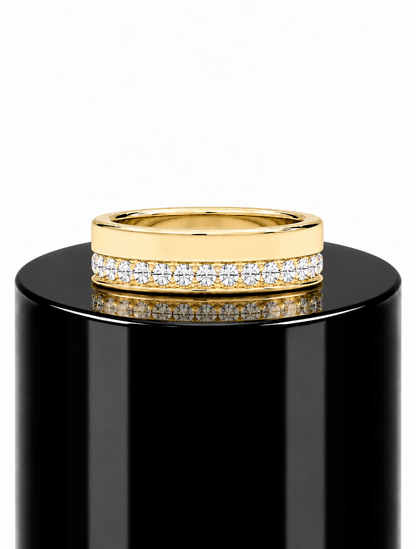 Men's Pave Diamond Eternity Band