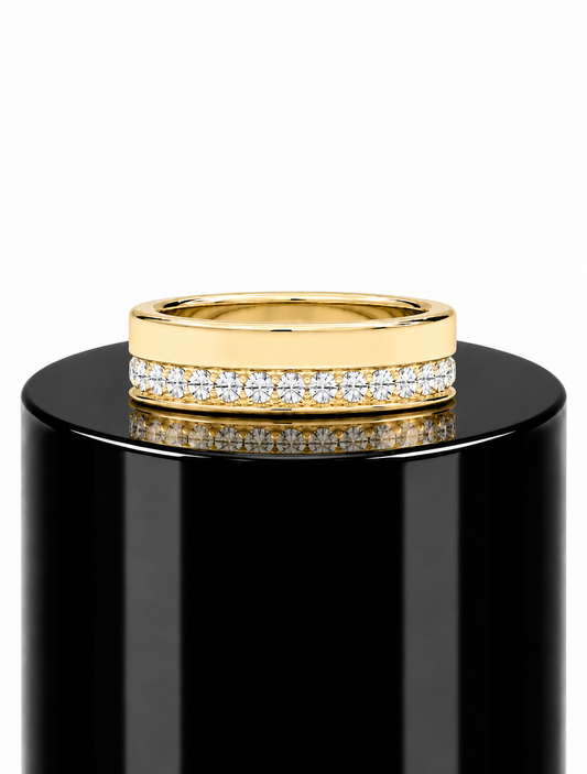 Men's Pave Diamond Eternity Band