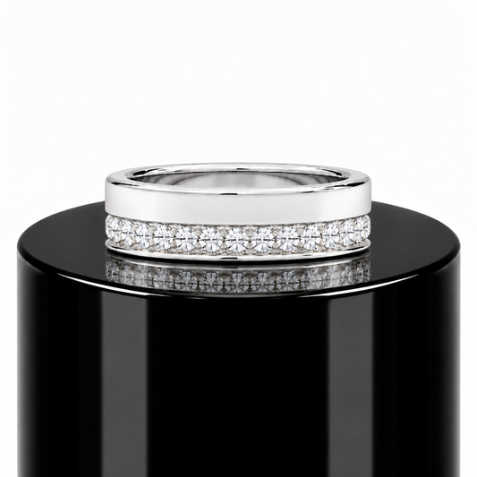 Men's Pave Diamond Eternity Band
