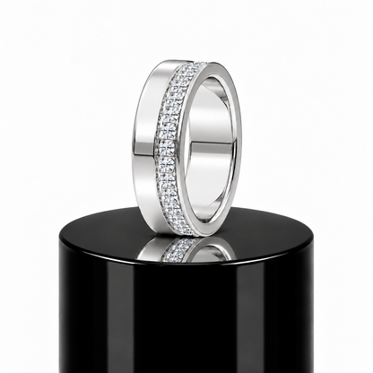 Men's Pave Diamond Eternity Band
