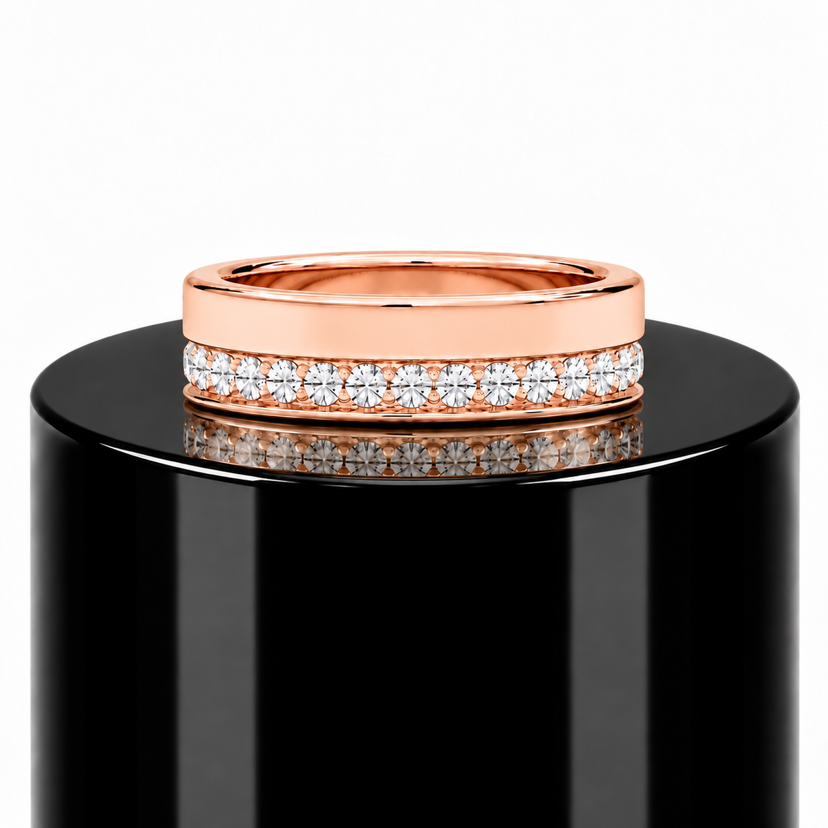 Men's Pave Diamond Eternity Band